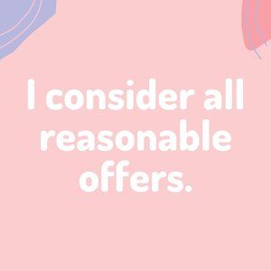 If you see something you like, make an offer.